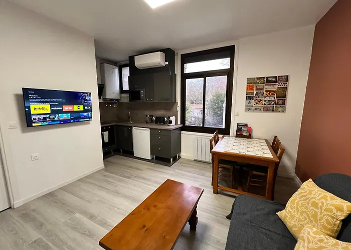 Appartement T2 Calme - Clim Et Parking Privé - Abbaye Aux Dames